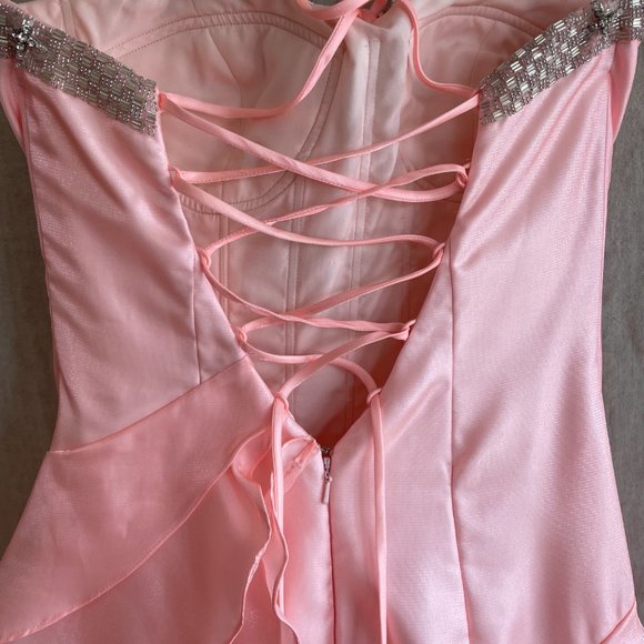 PROM DRESS vintage barbie pink size 2/4 - Picture 5 of 10